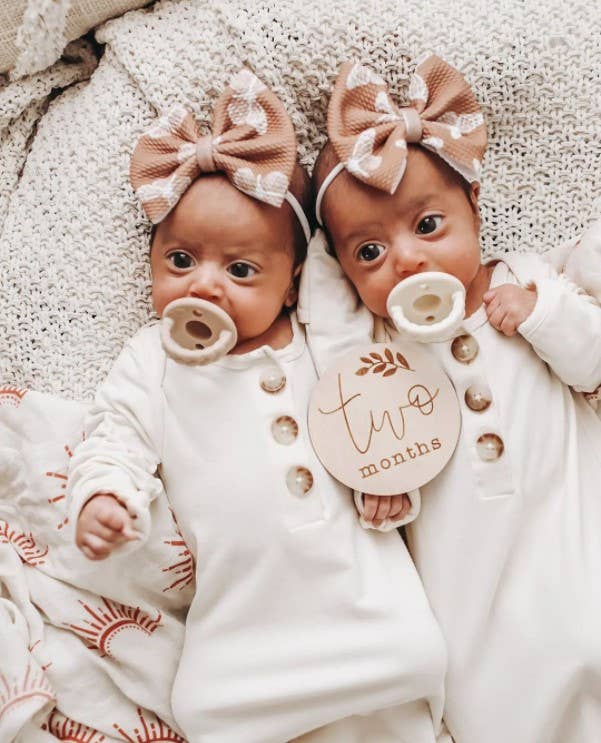 Sweetie Soother™ Pacifier Sets (2-pack): Pink Bows