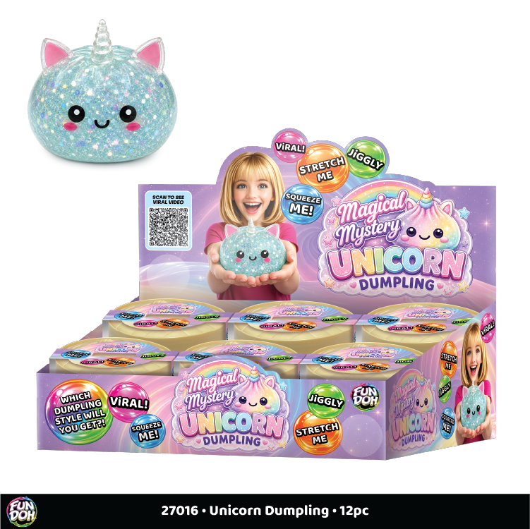 Unicorn Mystery Dumpling Squishy Toy