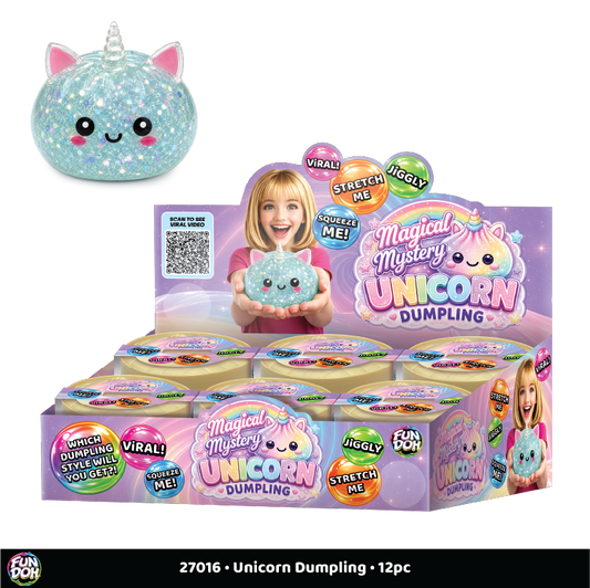 Unicorn Mystery Dumpling Squishy Toy