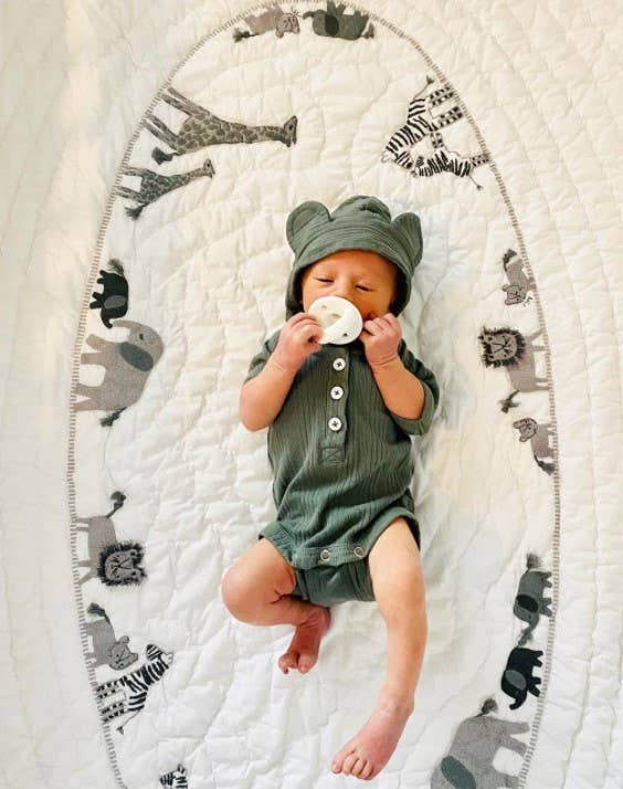 Sweetie Soother™ Pacifier Sets (2-pack): Toast + Buttercream Braids