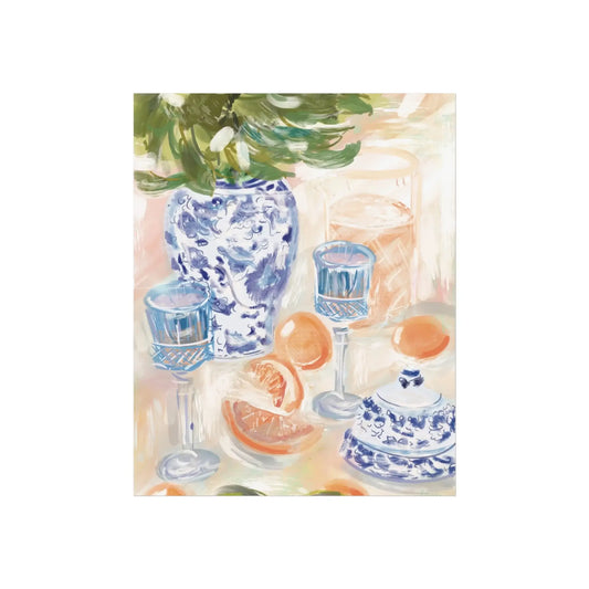 CHINOISORIE & CITRUS - Art Print: 11x14