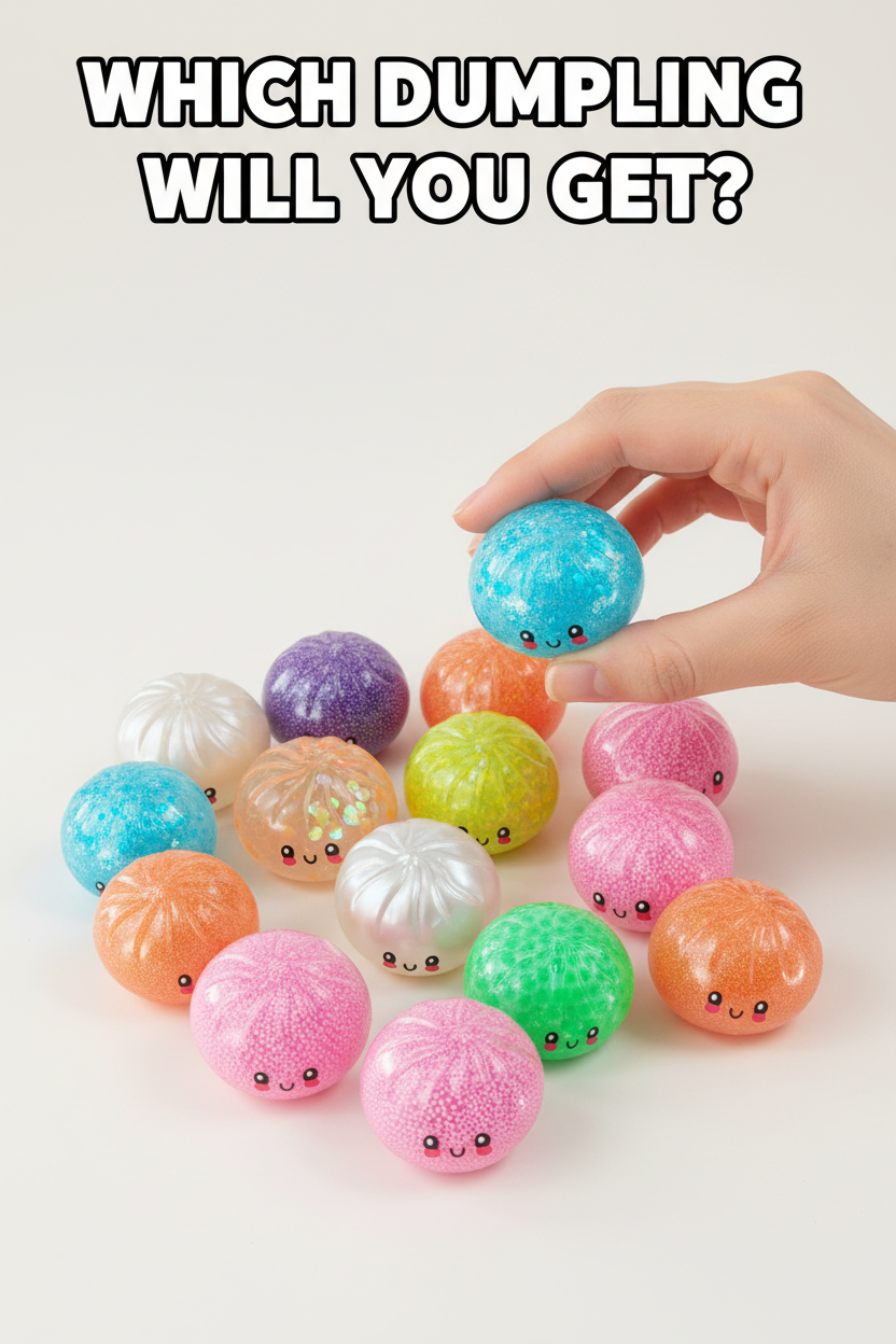 Petite Mystery Dumpling Squishy Toy