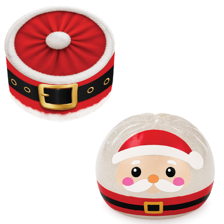 Fun Doh Christmas Dumpling Squishy Toy 12pc Holiday Display: Wholesale Price
