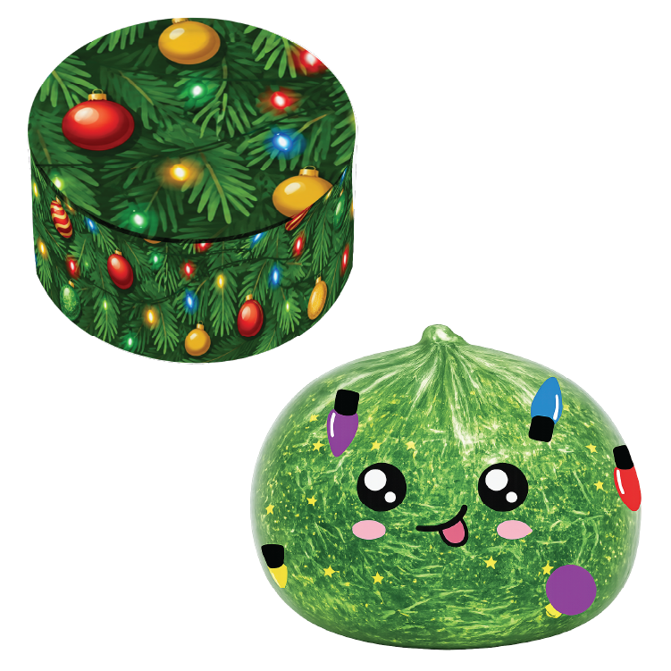 Fun Doh Christmas Dumpling Squishy Toy 12pc Holiday Display: Wholesale Price