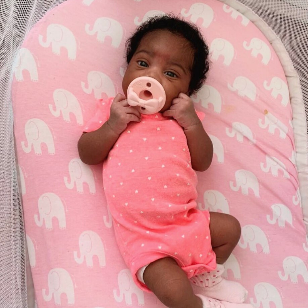 Sweetie Soother™ Pacifier Sets (2-pack): Toast + Buttercream Braids