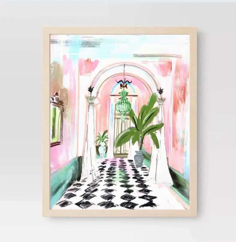 ENTRANCE TO PALM BEACH - Art Print: 11x14