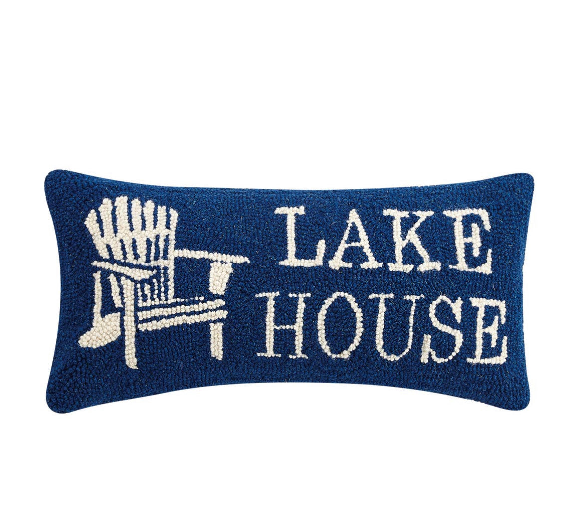 Lake House Hook Pillow